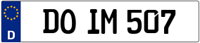 Truck License Plate